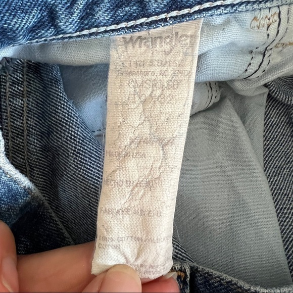 Wrangler Vintage 80s 90s High Rise Baggy Tapered Straight Leg Mom Jeans Size 10 - Picture 6 of 7